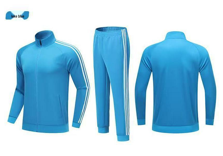 Unisex Long-Sleeve Stand Collar Sports Jacket & Training Suit Set - Autumn/Winter Collection