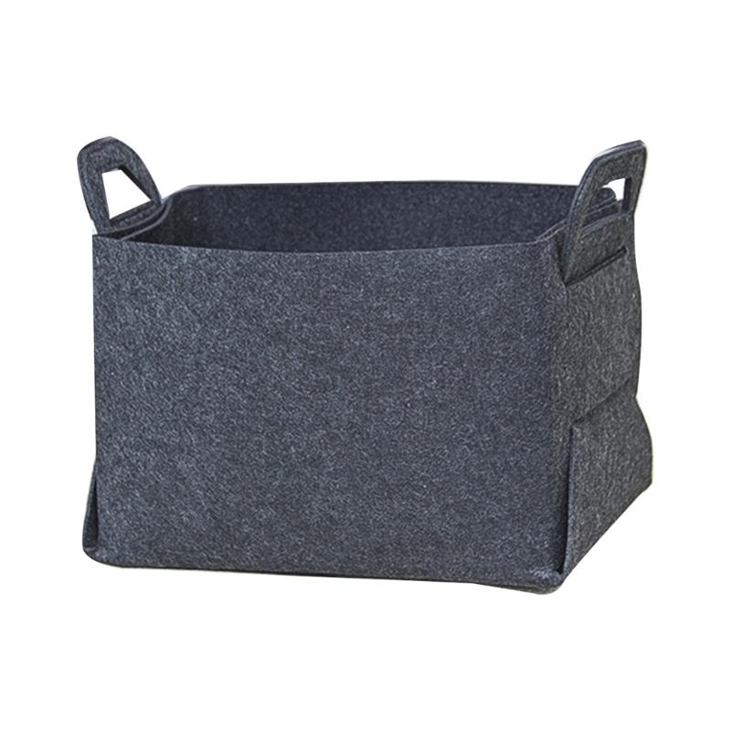 Compact Felt Storage Basket Foldable Car Trunk Organizer Folding Large Organizer