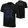 High Quality WWE Latest Gym T-shirt Wrestling Short Sleeve Men Loose Crew Neck Print Ring Pkt T-shirt Fashion Summer Top