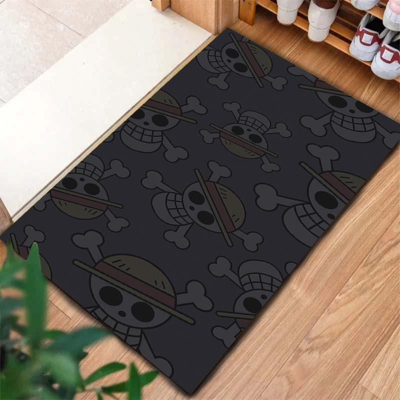 One Piece Straw Hat Pirates Carpet Rug For Living Room Bedroom Home Sofa Decoration,kids Play Nonslip Floor Mat