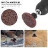 90Pcs Nylon Sanding Discs Set 2Inch Quick Change Sanding Discs Quick Change Die Angle Grinder Sanding Flap Wheel with 1/4in Rod