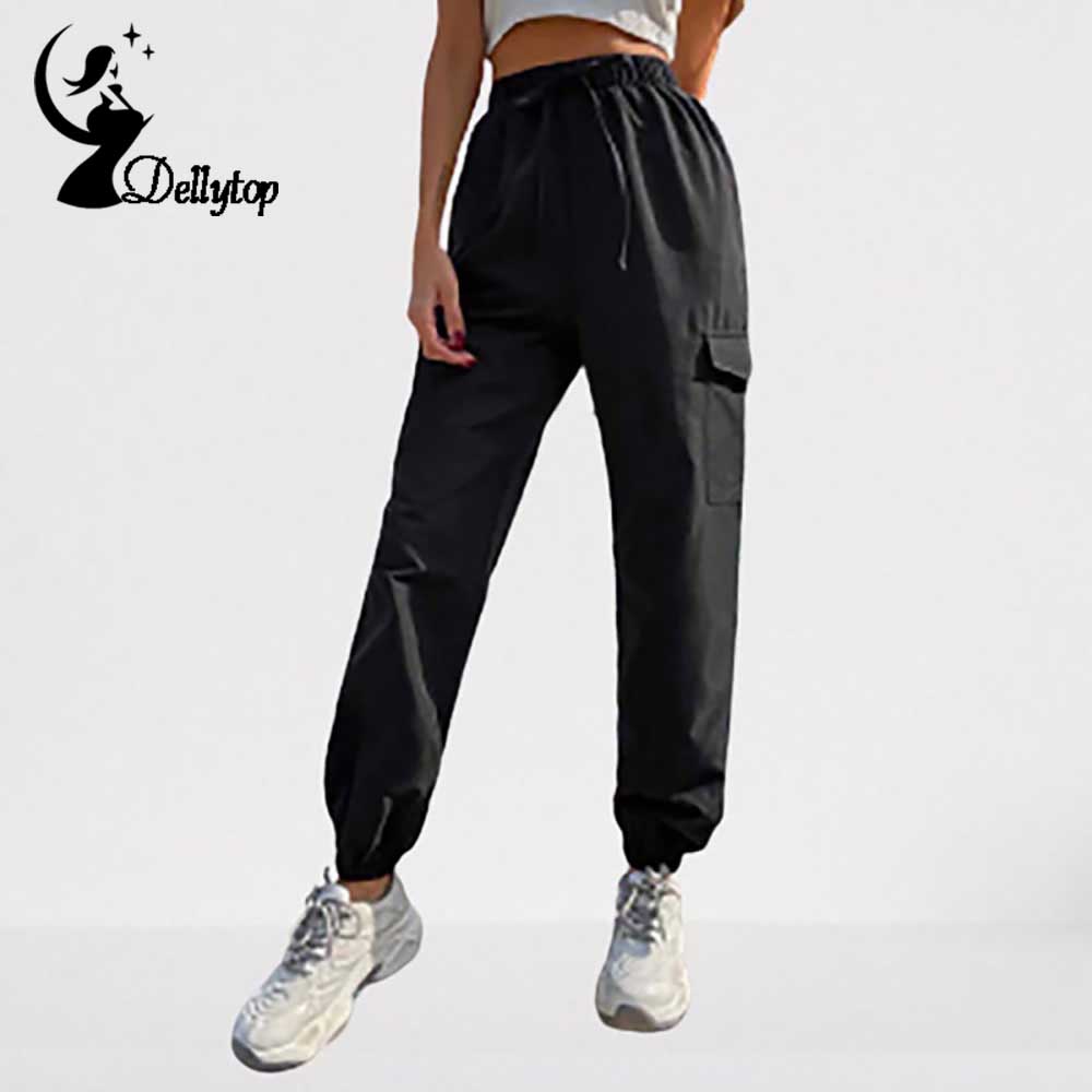Casual Joggers Comfy High Waist Pants 