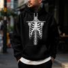 Men's Hooded Halloween Print Hoodie