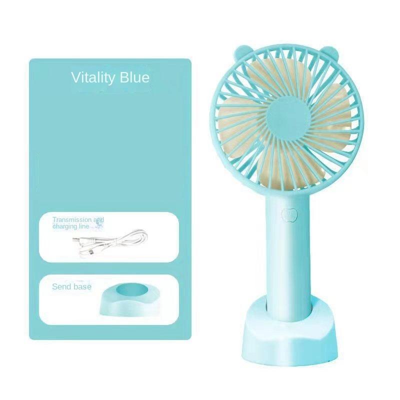 New Portable Bladeless Hanging Neck Fan with LED Digital Display Ice Ceramic Cooling Colorful Light