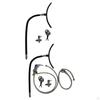Equipment Frame Shower Head Hair Washing Bowl Massage Water Circulation Aluminum Alloy for Hygienic