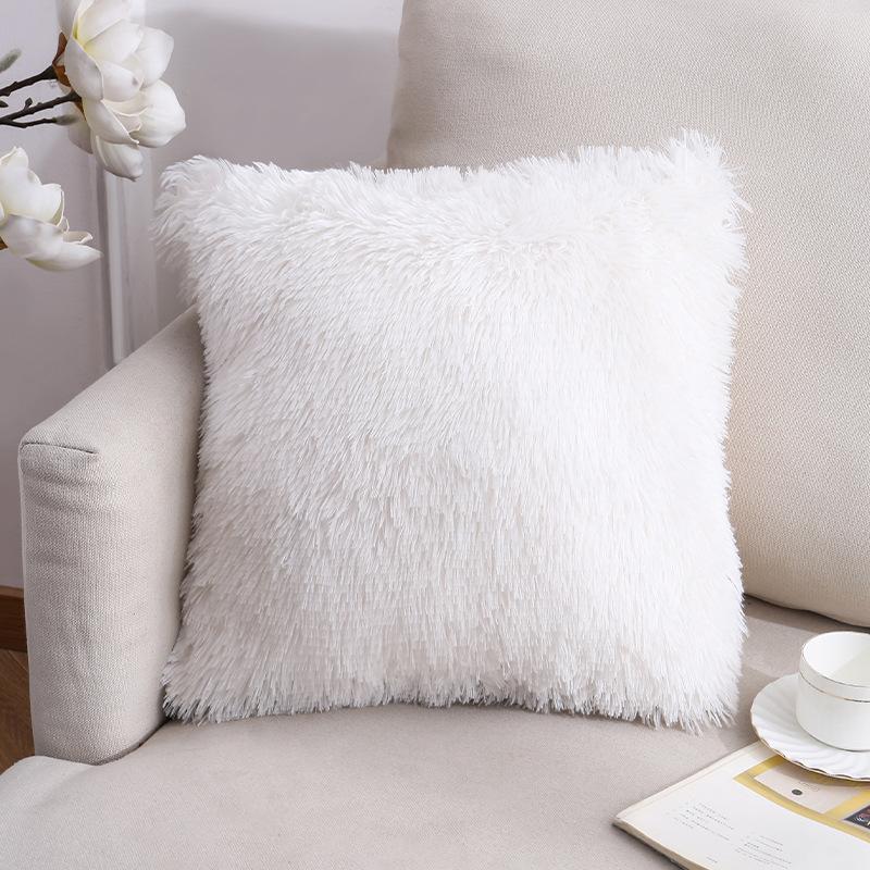 

1pcs 40*40cm 2024 New Fashion Home Sofa Decoration Pillowcase Autumn Winter Plush Thickening Cushions Cover 400mm*400mm