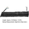 Trailer Extension Wiring Cable, Trailer Extension Coiled Cable 12.8ft 20AWG 7 Core Polyurethane Copper Trailer Extension Cable for Tow Truck RV