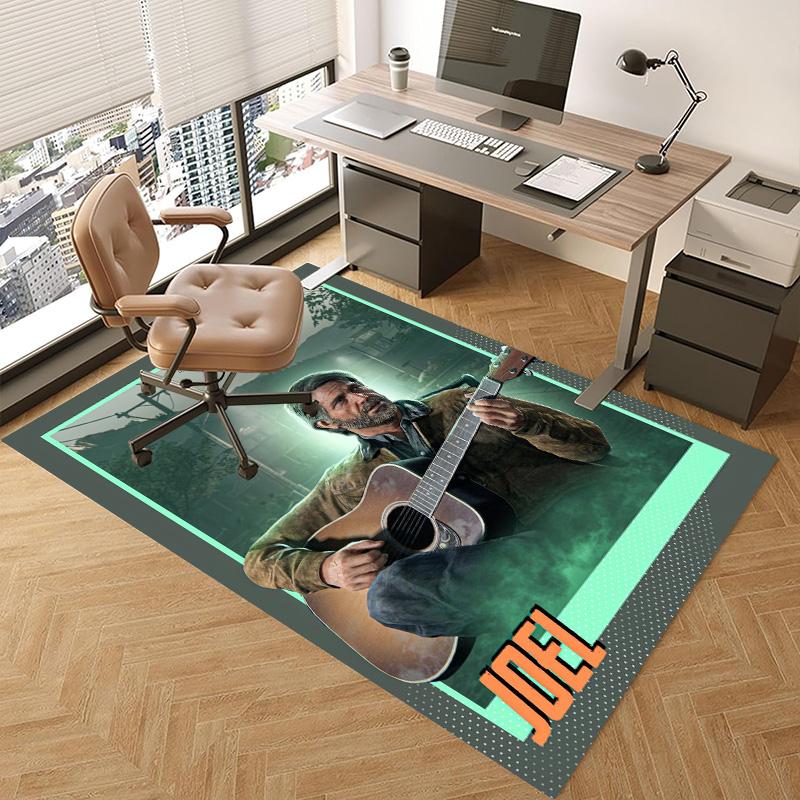 Joel Guitar Poster Carpet Home Decor Floor Mats Room Protective Pad Office Chair Cushion
