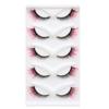 Soft Cat Eye False Eyelashes Fluffy Faux Mink Wispy Lashes Colored Anime Lashes  Makeup