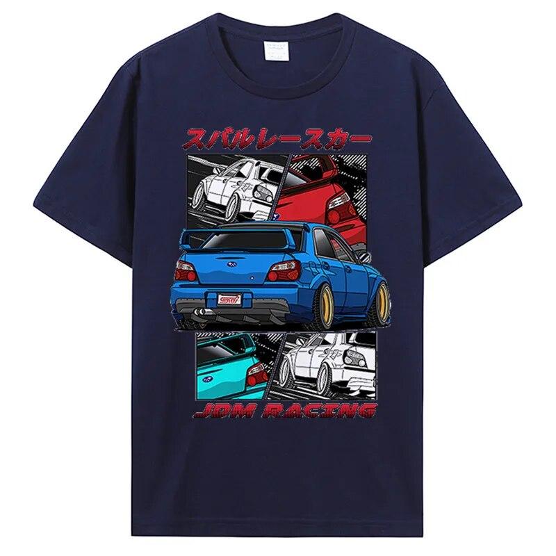Classic Initial D T Shirt Unisex O-neck Cotton T-Shirt Unisex Hip Hop GTR Vaporwave JDM Car Tshirt Casual Daily Tee Streetwear
