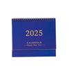 Small Desk Calendar 2024-2025, Standing Flip Desktop Calendar From 2024 To 2025 - Metal Ring Twin-Wire Binding Desktop Calendar