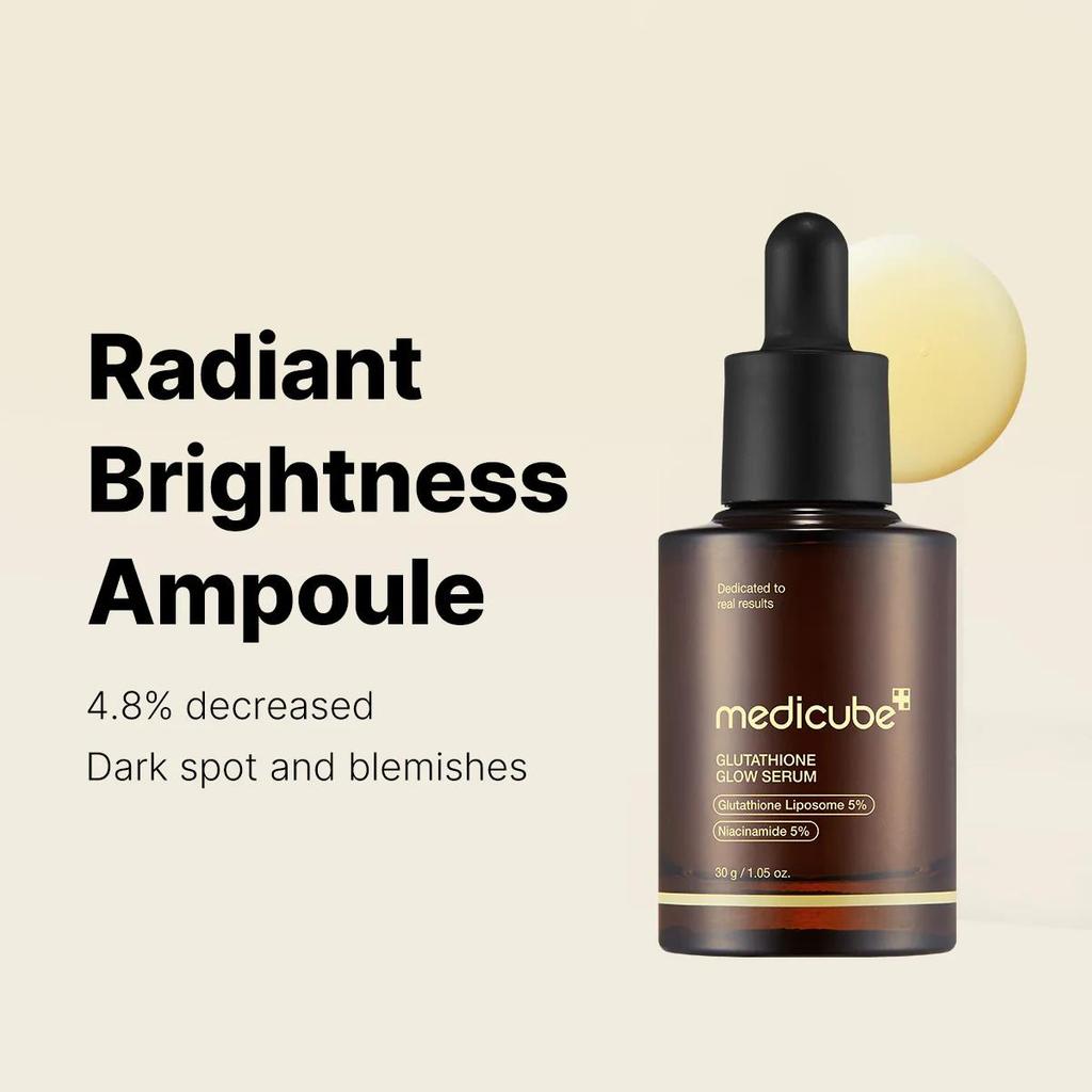 Medicube Glutathione Glow Serum 30g, Brightening, Firming, Anti-Aging, Moisturizing, Korean Cosmetics, Kbeauty, Sample