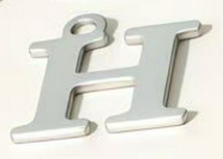 DIY Jewelry Accessories: 26 Alphabet Titanium Steel Pendants for Bracelets, Necklaces, Handmade Charms