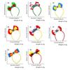 Teen Soccer Bowknot Shape Headbands Woman Student Cheerleading Game Gatherings Hairband Plastic Carnivals Hair Hoop