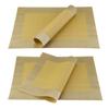 4/6pcs Set Table Mat Geometric PVC Placemat Kitchen Table Linens Pad Cup Coasters for Coffee Dining Table Napkins Home Decor