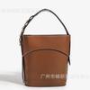 Spanish Women'S Bag Trendy Buckle Decoration Popular Shoulder Portable Bucket Messenger Bag Women
