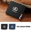 PU Car Driver License Fashion Credit ID Card Holder Wallet For Lexus ES RX IS GX470 LS400 LX470 LX570 RC350 UX250h ES350 RX450h YK4