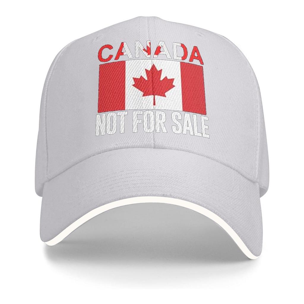Sandwich sandwich print CANADA European and American hardtop curved along baseball hat men's outdoor sun hat