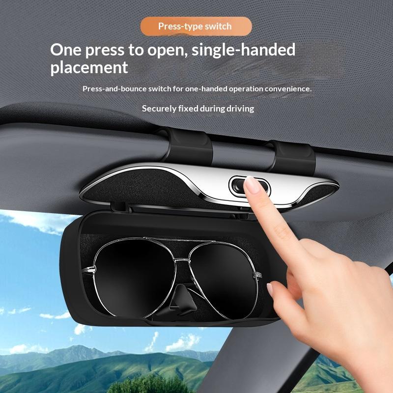 Suitable for Mercedes-Benz W204 W205 AMG E210 E211 E212 E213 E214 W222 Car Glasses Case Glasses Frame Glasses Clip Box Hub Cap