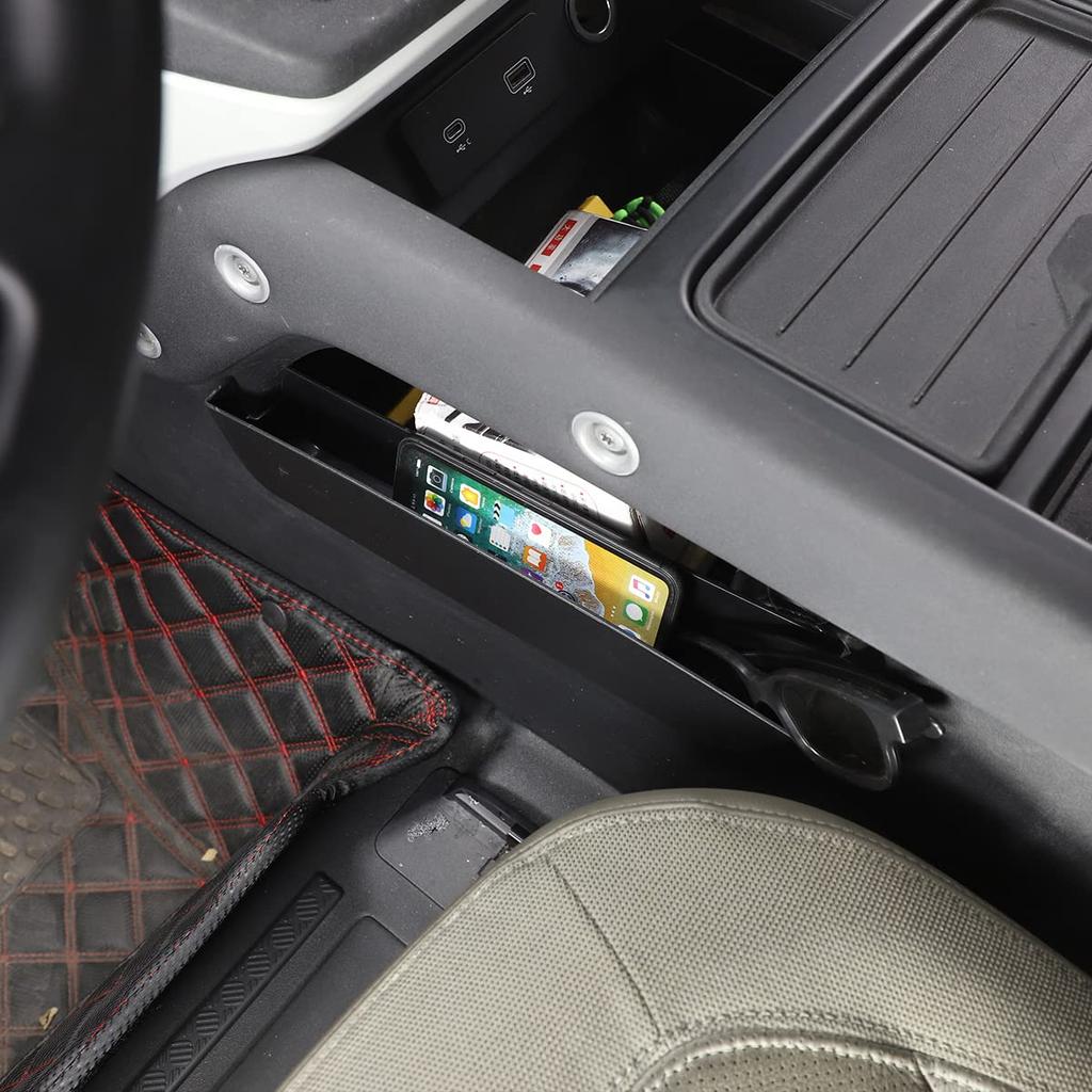 METYOUCAR Center Console Storage Box for Land Rover Defender 90/110 (2020-2023), Defender-Specific Side Storage Box for Small Items, Easy Installation