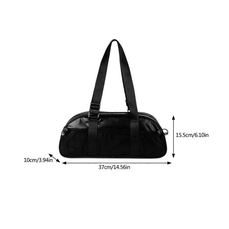 Women Korean Styles Stylish Commuters Shoulder Bag Soft Texture PU Leather Underarm Handbag Purse with Spacious Storage  Silver