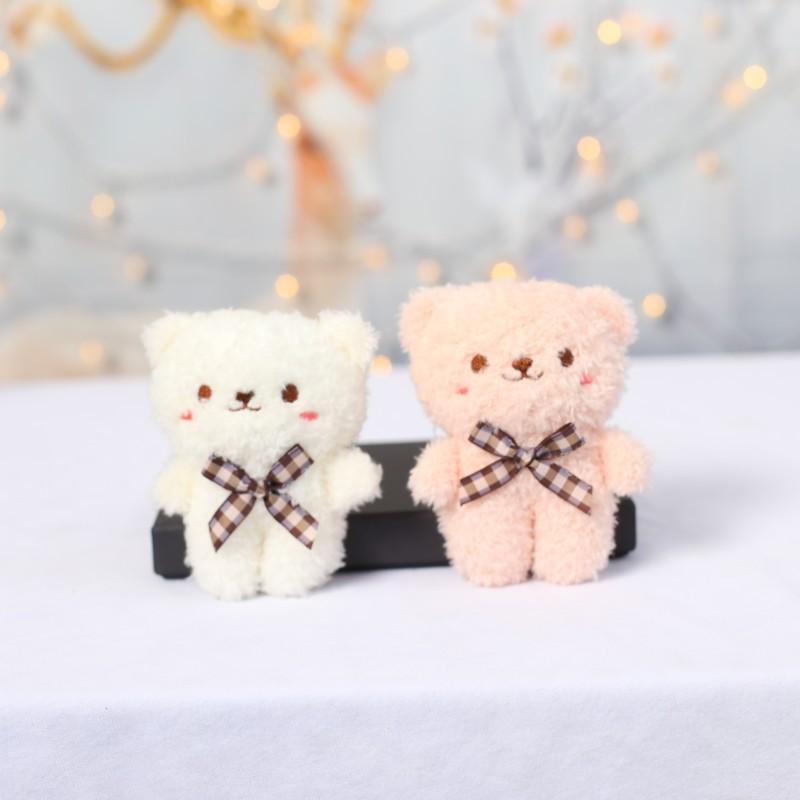 Wedding Sprinkler Doll Bow Tie Bear Plush Toy Doll Pendant Bag Keychain Ornament Doll