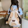 Stylish Cute Dog Preschool Backpack Soft Polyester Lining For Daily Use