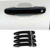 8Pcs/set Car Exterior Door Handle Cover Trim Gloss Black ABS Cap Auto Replacement Parts for Honda Accord