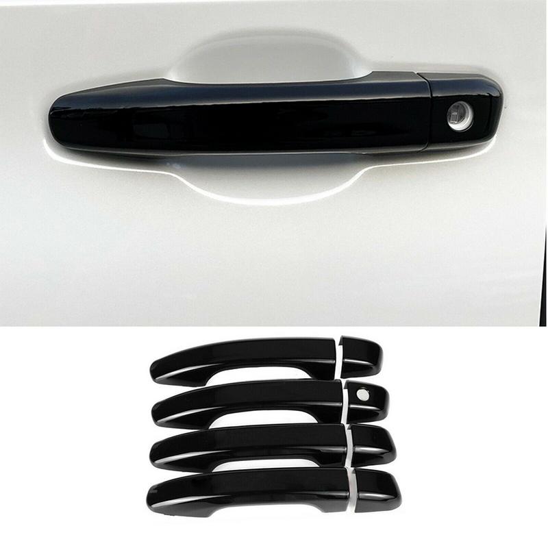 8Pcs/set Car Exterior Door Handle Cover Trim Gloss Black ABS Cap Auto Replacement Parts for Honda Accord