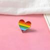 Stylish Enamel Heart Shaped Pin Exuding Whimsical Charm For Men Women And