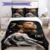 Ronaldo's Dedication: Cr7 Bedding Set, Breathable Duvet Cover with Pillowcases, Soft Bed Linen for Bedroom Home Decoration, Perfect Festival Birthday 