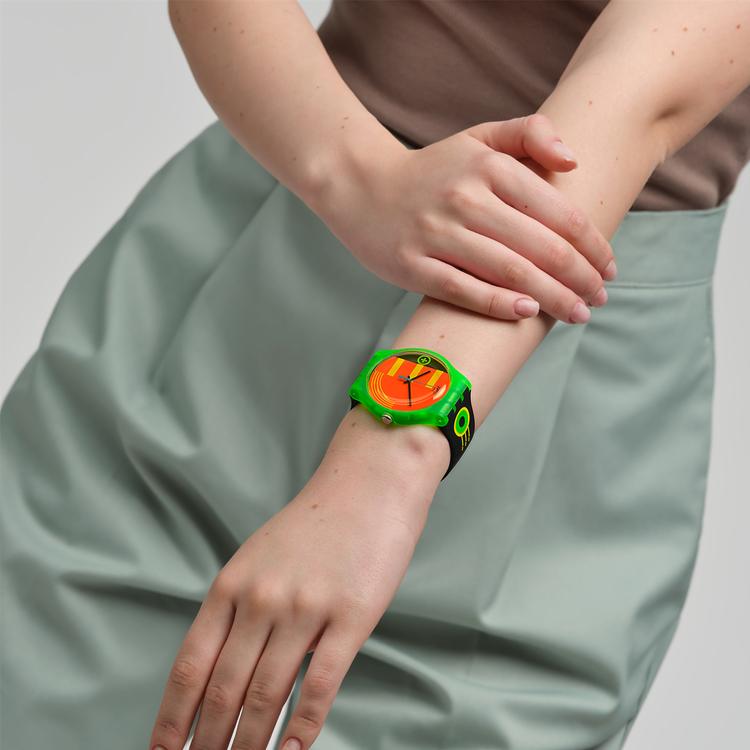 SWATCH Unisex Orange Watch SO29G106 SO29G106