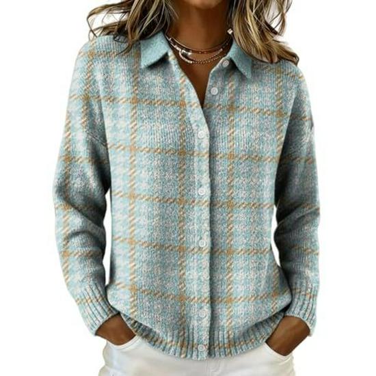 2026 Autumn/Winter European & American Solid Color Print Loose Long Sleeve Women's Shirt