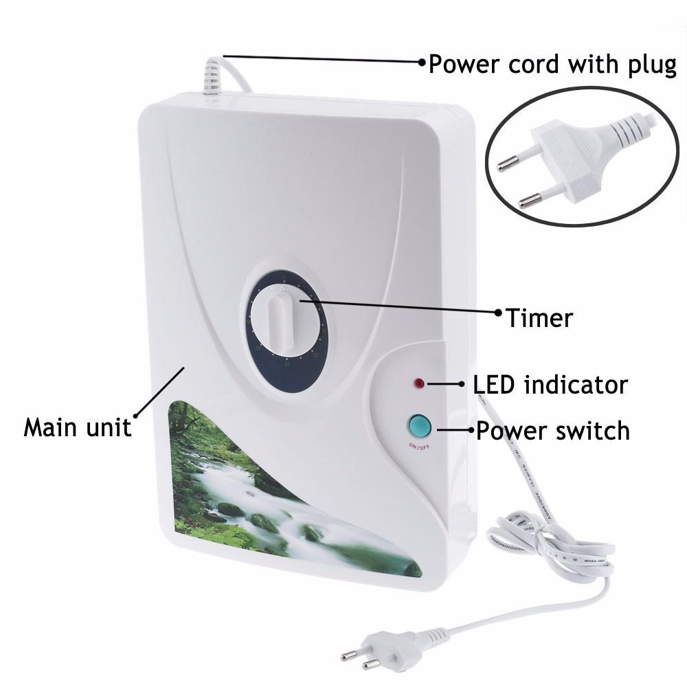 Ozone Generator Air Purifier & Washer for Fruits and Vegetables, AC220V 600mg