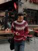 Men’s Soft Knit Fair Isle Sweater - Autumn/Winter 2025 Collection: Casual, Versatile, and Perfect for the Christmas Season
