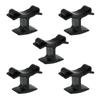 5Pcs Black Whistle Finger Grip Plastic Whistles Clamp Durable Whistle Fingers Holder  Referees