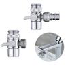 Kitchen Bathroom Sink Faucets Diverter Valve Connection Faucet Three-way Splitter One-in-two-out Joint Water Pipe Fittings Thick