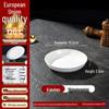 High-End Restaurant-Quality White Melamine Round Plates – Imitation Porcelain Buffet, Fast Food, and Rice Bowl Plates