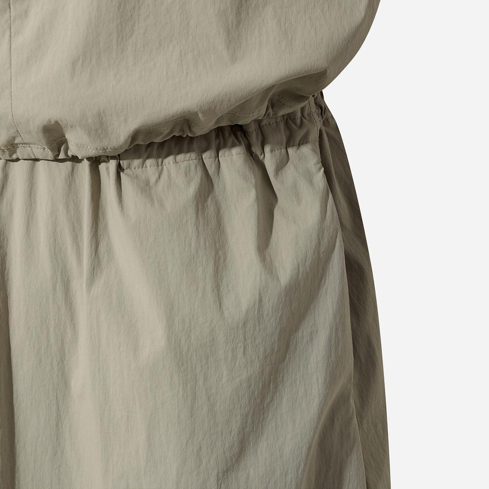 DOD Women'S) Brina Short Sleeve Hooded Dress (Beige)