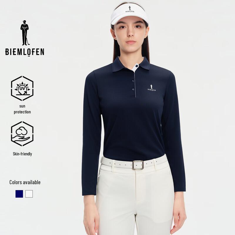BiEmL.L Women's UV-Protection Long Sleeve Golf Polo