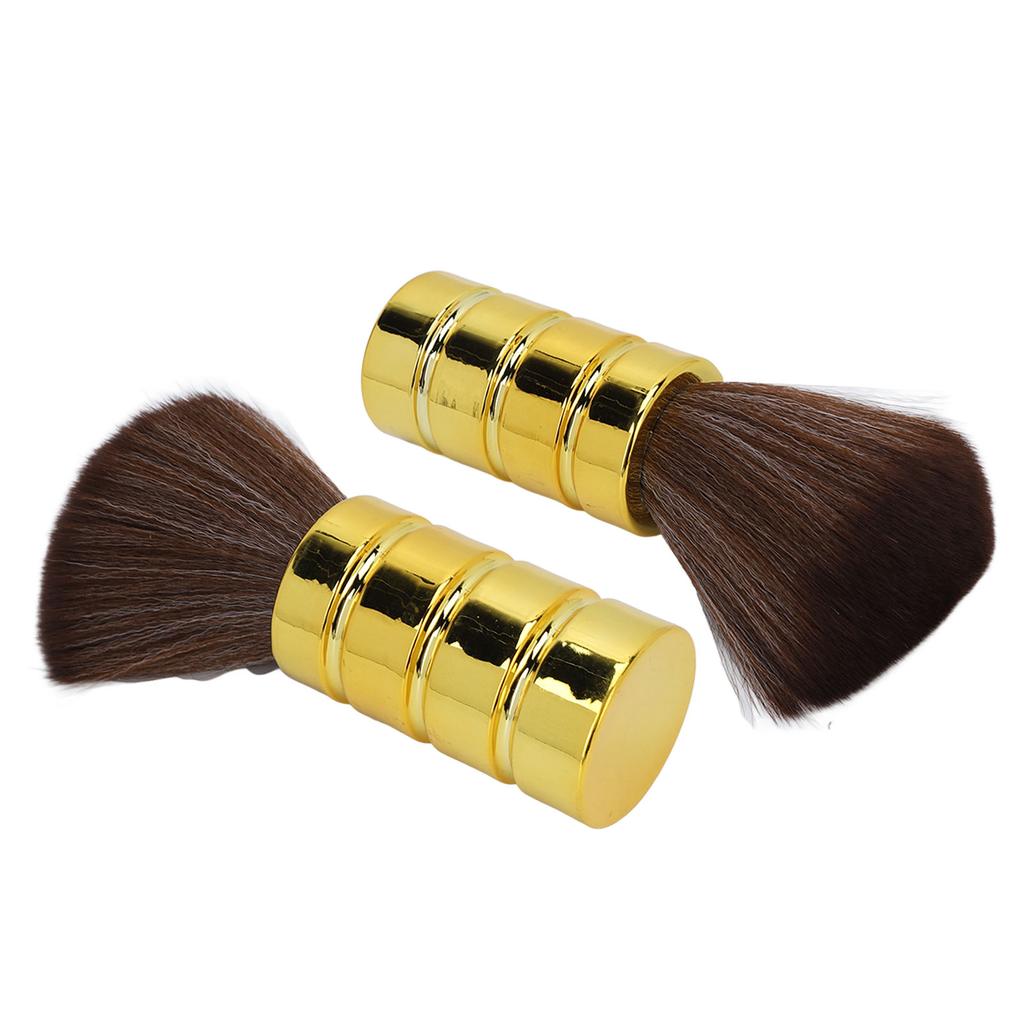 Barber Neck Duster Brush Soft Gentle Electroplating Process Professional Neck Cleaning Brush