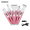 5 In 1 Electric Hair Remover USB Rechargeable Lady Shaver Nose Hair Trimmer Eyebrow Shaper Leg Armpit Bikini Trimmer Women Epilator