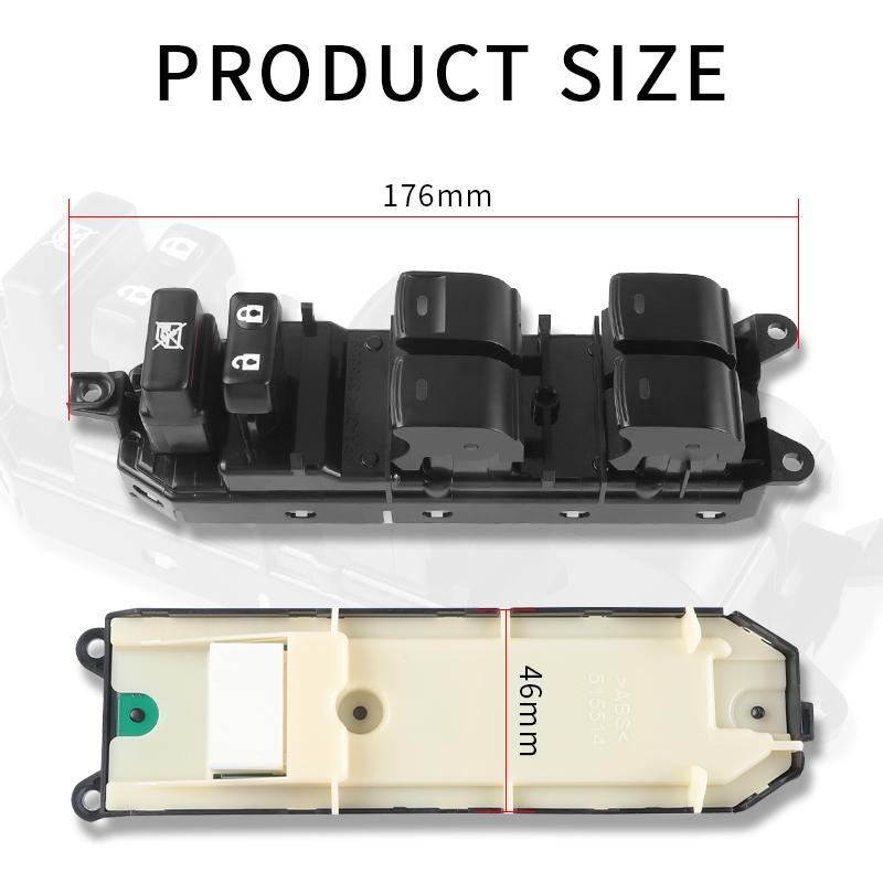 84040-33100 Window Control Left Right Switch Power Window Switch For Toyota Camry Crown LAND CRUISER PRIUS Vellfire 2008-2015