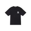New MLB SS24 Drop Shoulder Sleeve T Shirt Unisex Black 3ATSX0143-50BKS