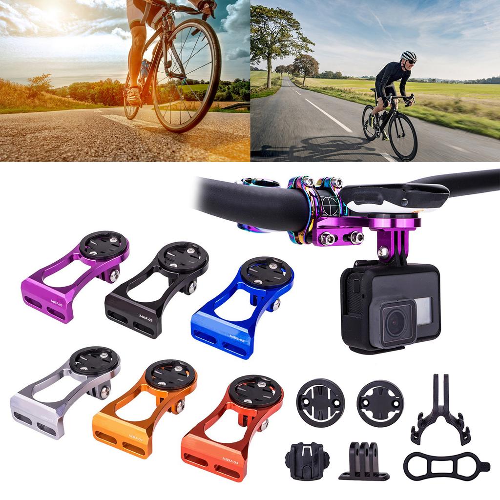 Aluminiums Alloys Bicycles Computer Mount Road Bicycles Handlebar Extension Bracket Camera Light Stopwatches Holder