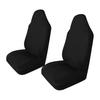 Seat Cover, Car Seat Cover, General Purpose, Stretchable, Automotive, Stain Resistant, Set of 2 for Driver and Passenger Seat (Black)