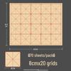 Ancient Ding Rice Paper Brush Writing for Beginners - Thickened Semi-Sized Pure Bamboo Pulp Paper, One Sheet.