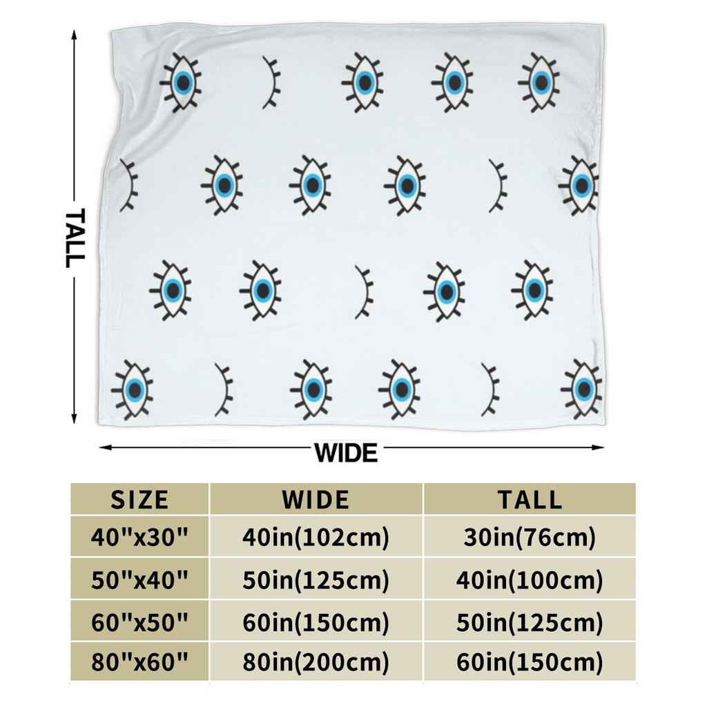 Occhi Magici Personalizzati Comodo Regalo Una Coperta Ultra Morbida in Micro Pile