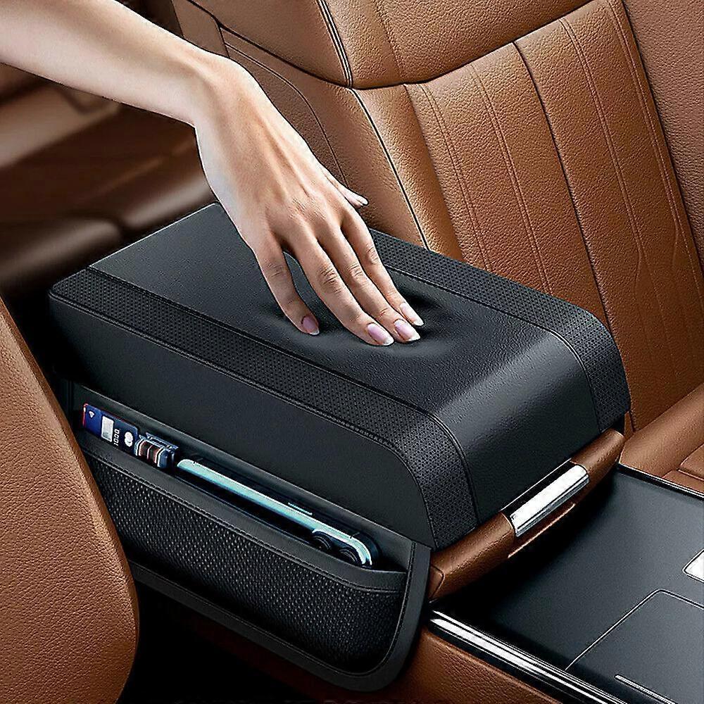 New Leather Car Armrest Box Pad,Universal Car Center Console Armrest Cover