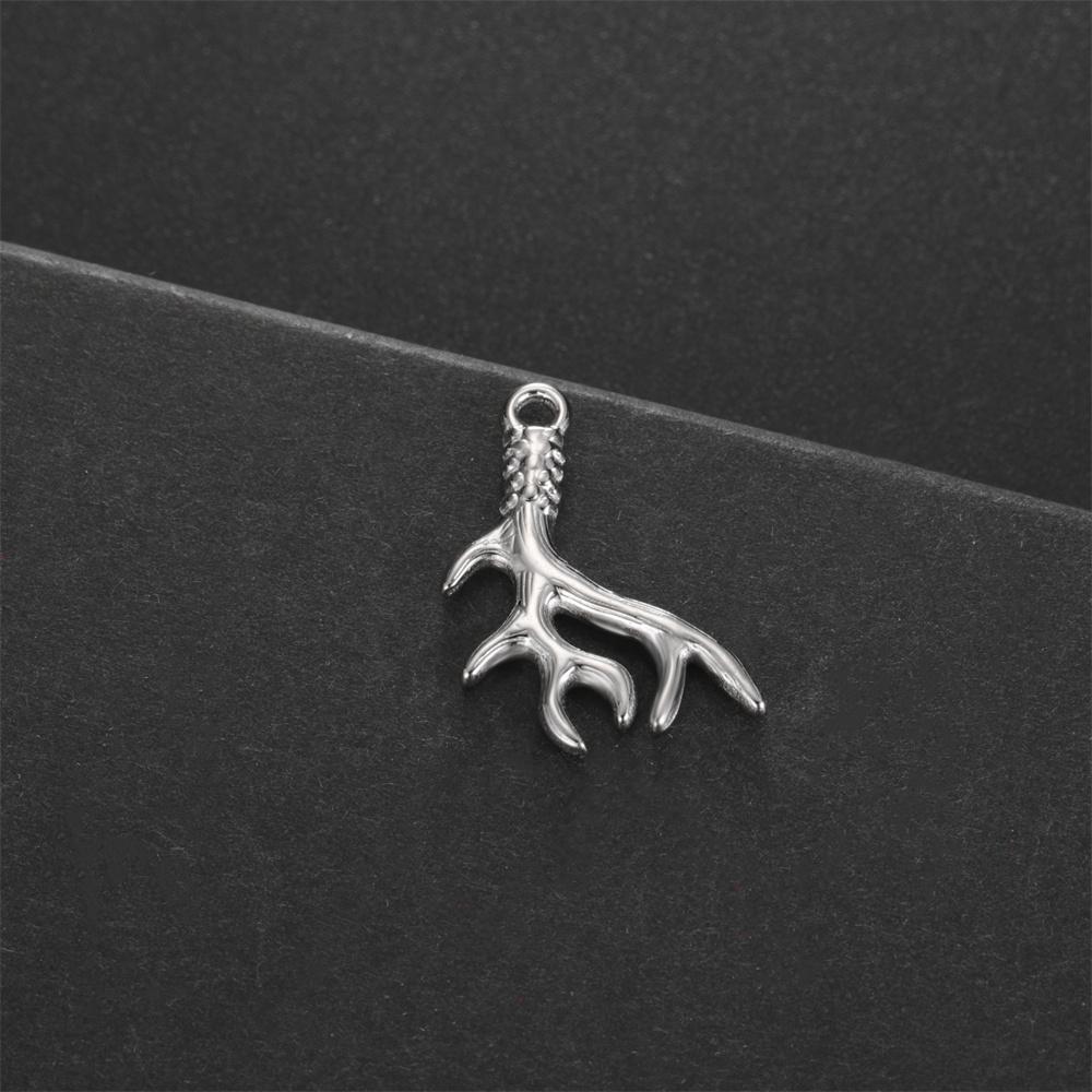 My Shape 5 Pcs Conch Starfish Coral Shell Charms Necklace Bracelet Summer Beach Stainless Steel Pendants for DIY Jewelry Making